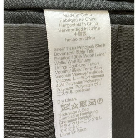 J. Crew Men’s Thompson Suit Jacket 40R Wool Black Blazer Formal Wedding Prom - Picture 8 of 8